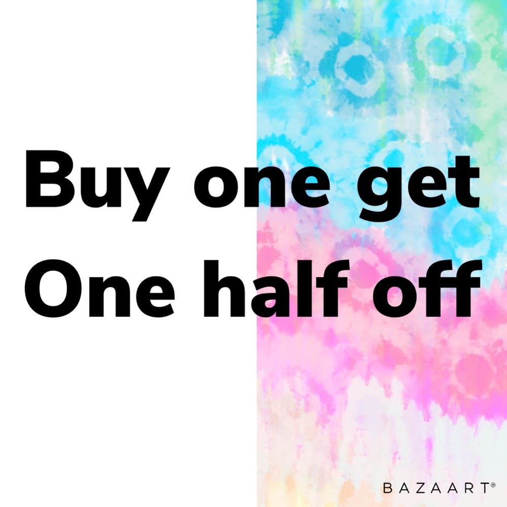 Buy One Get One Half Off